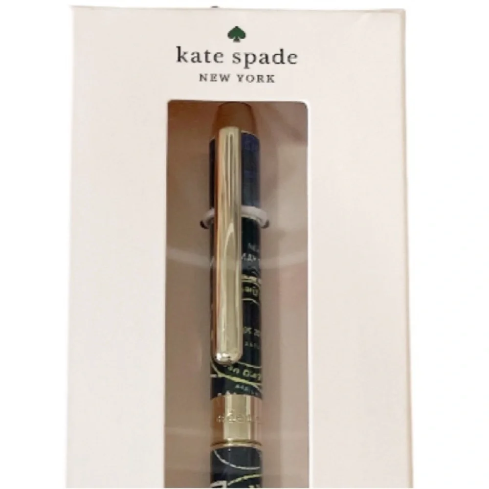 NEW ♠️ KATE SPADE ♠️ LIVE IN THE MOMENT Notebook & OFF THE GRID Boxed Pen Set